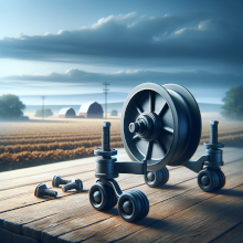 Jockey wheels and mounting brackets